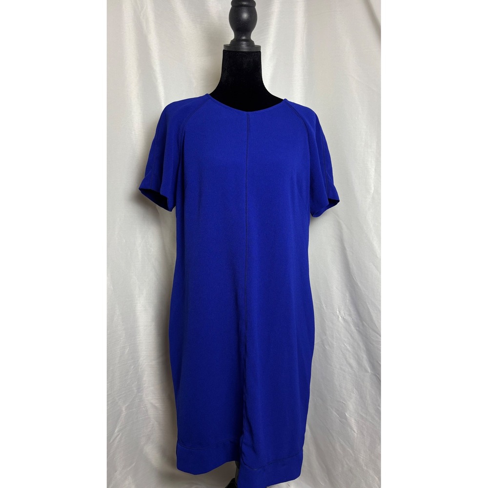 Alex Marie Shift Dress Women Size 6 Royal Blue Like New Ladder Stitch Dress